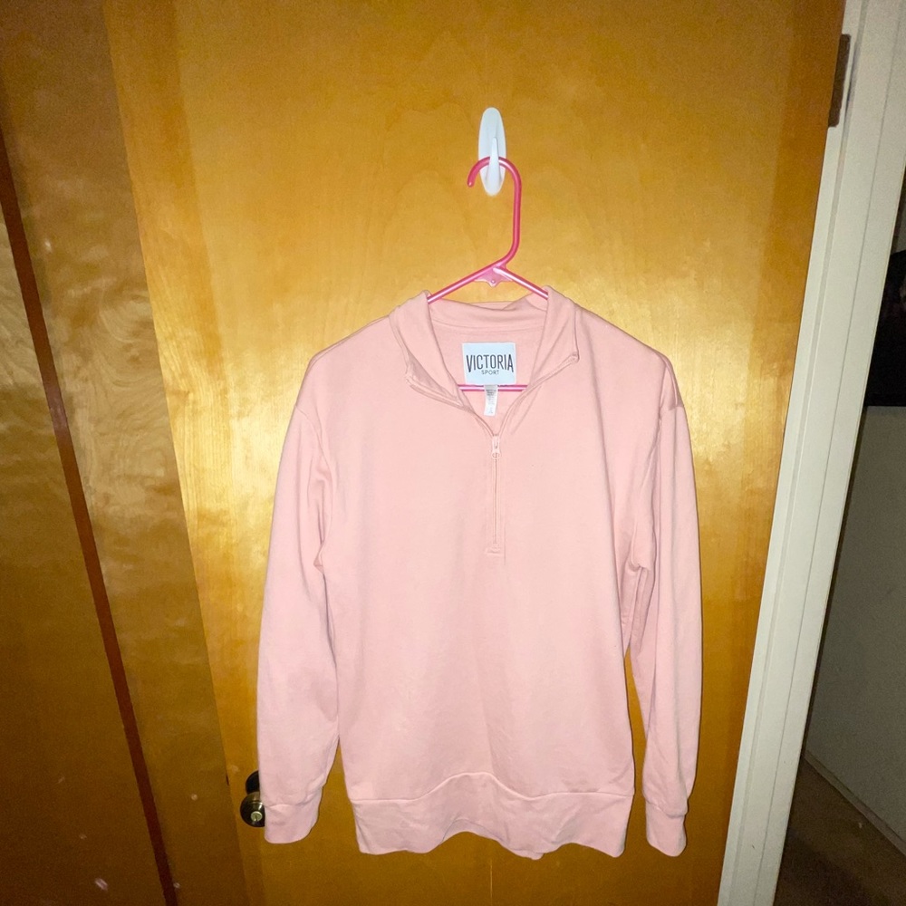 VICTORIA SECRET HALF ZIP SWEATER
